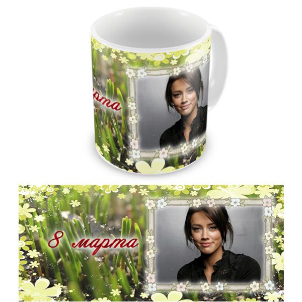 Макет чашки "Spring freshness"